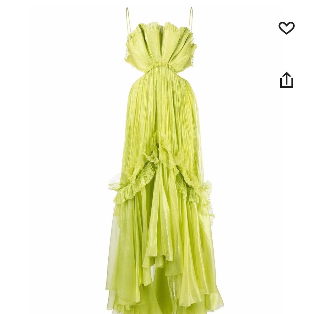 ISO Maria Lucia Hohan Lime Green Dress